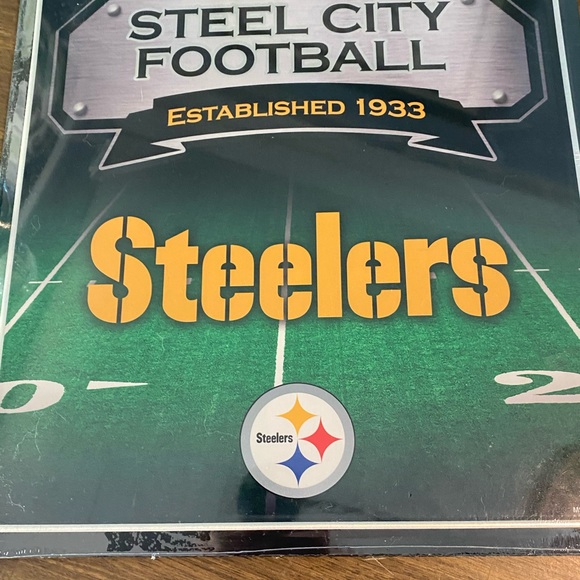 Steelers Metal Sign - Picture 3 of 7